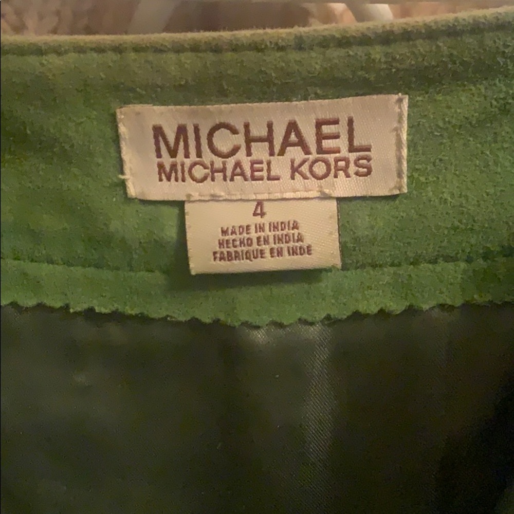 Michael Kors limey green skirt